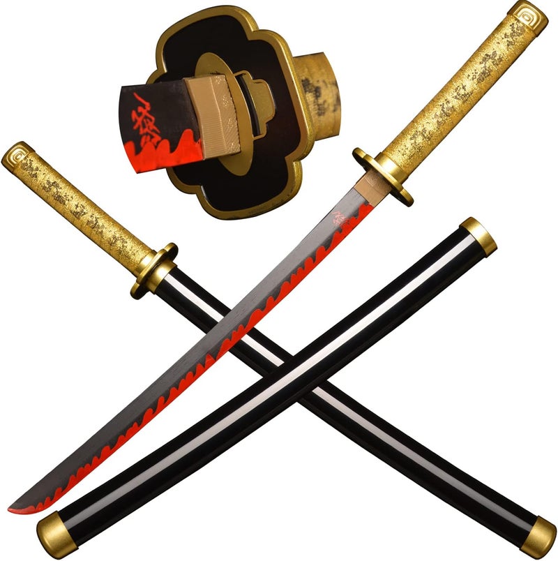 SV Anime Demon Slayer Sword Katana 31 Inch Decorative Collectible Gift Cosplay Sword，Various Styles Available - Image 1